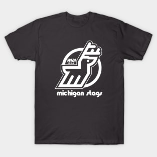 DEFUNCT - Michigan Stags Hockey T-Shirt